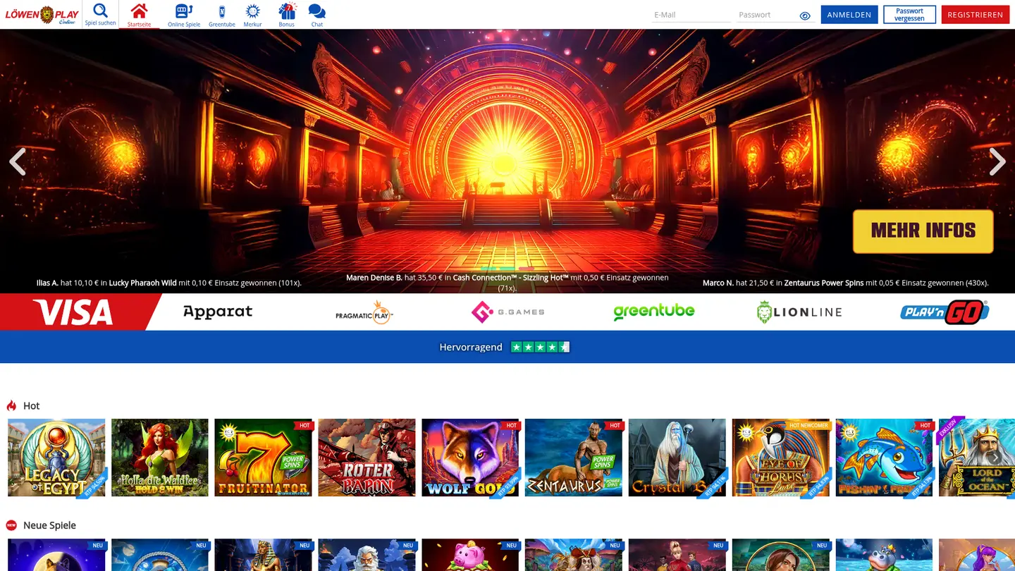 Löwen Play Casino, Reviewed