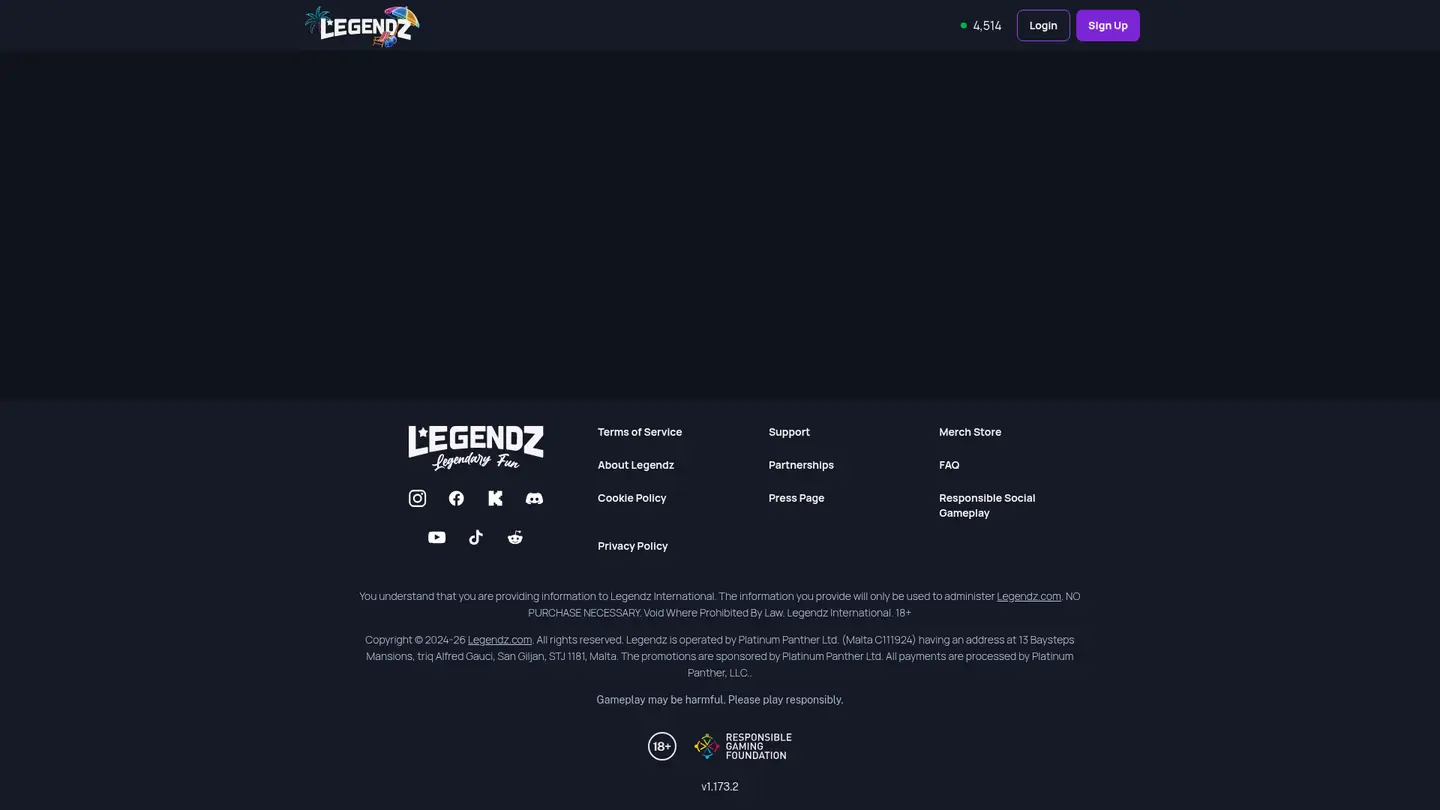 Legendz Casino — Terms in detail