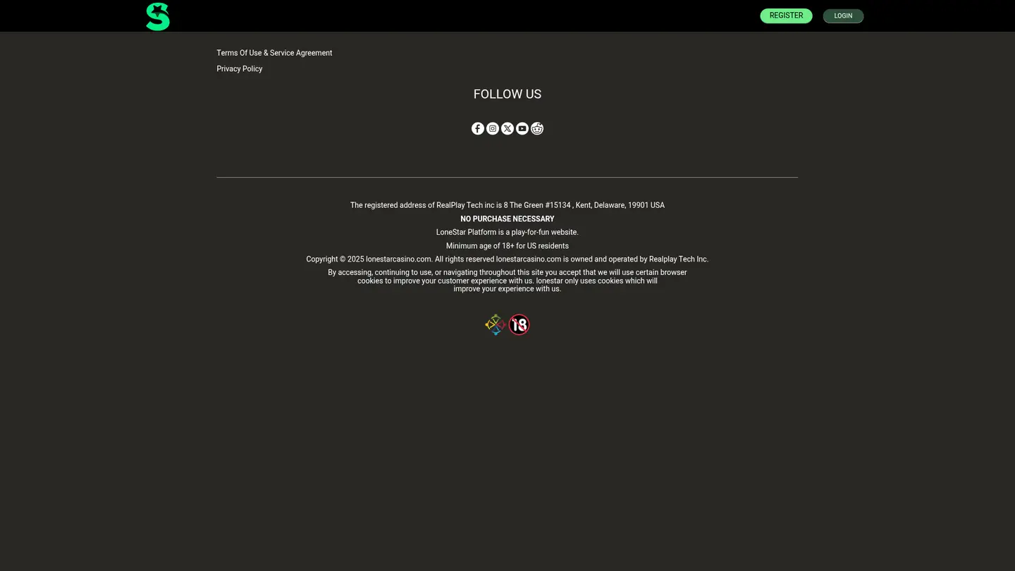 LoneStar Casino — Support in detail