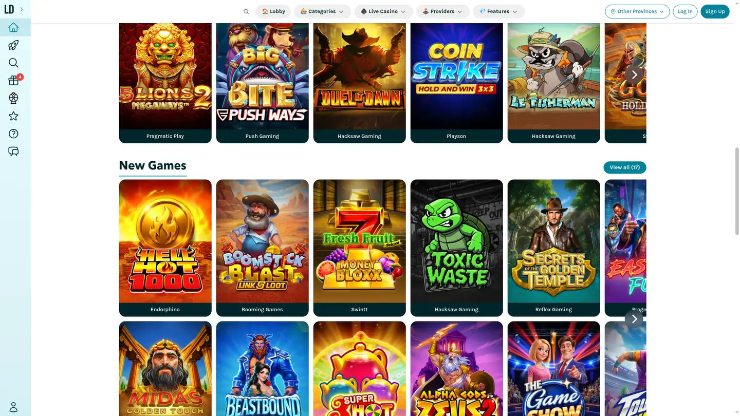 Lucky Days Casino Ontario — Support in detail