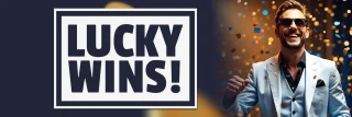 LuckyWins! Casino logo