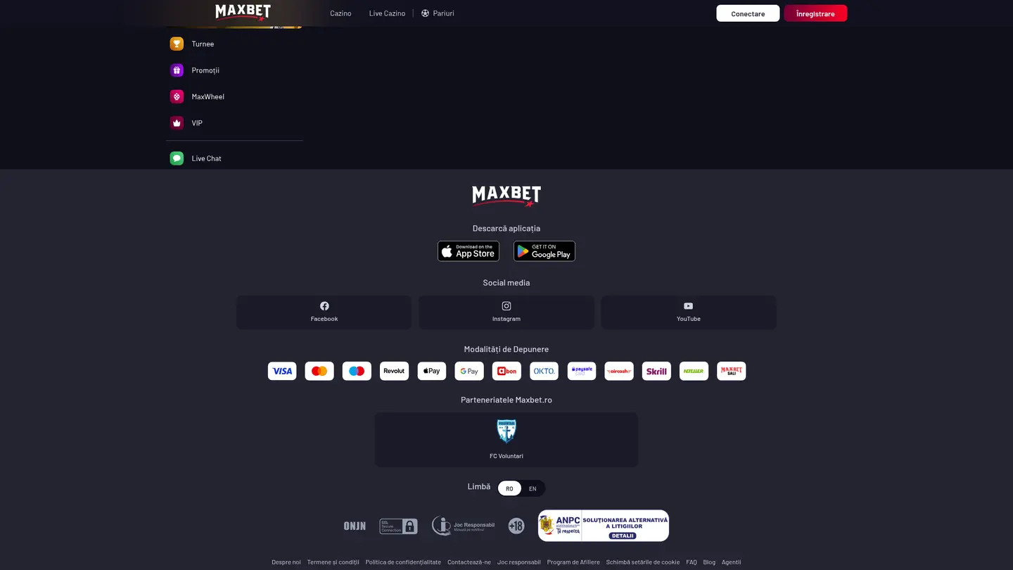 MaxBet Casino — Support in detail
