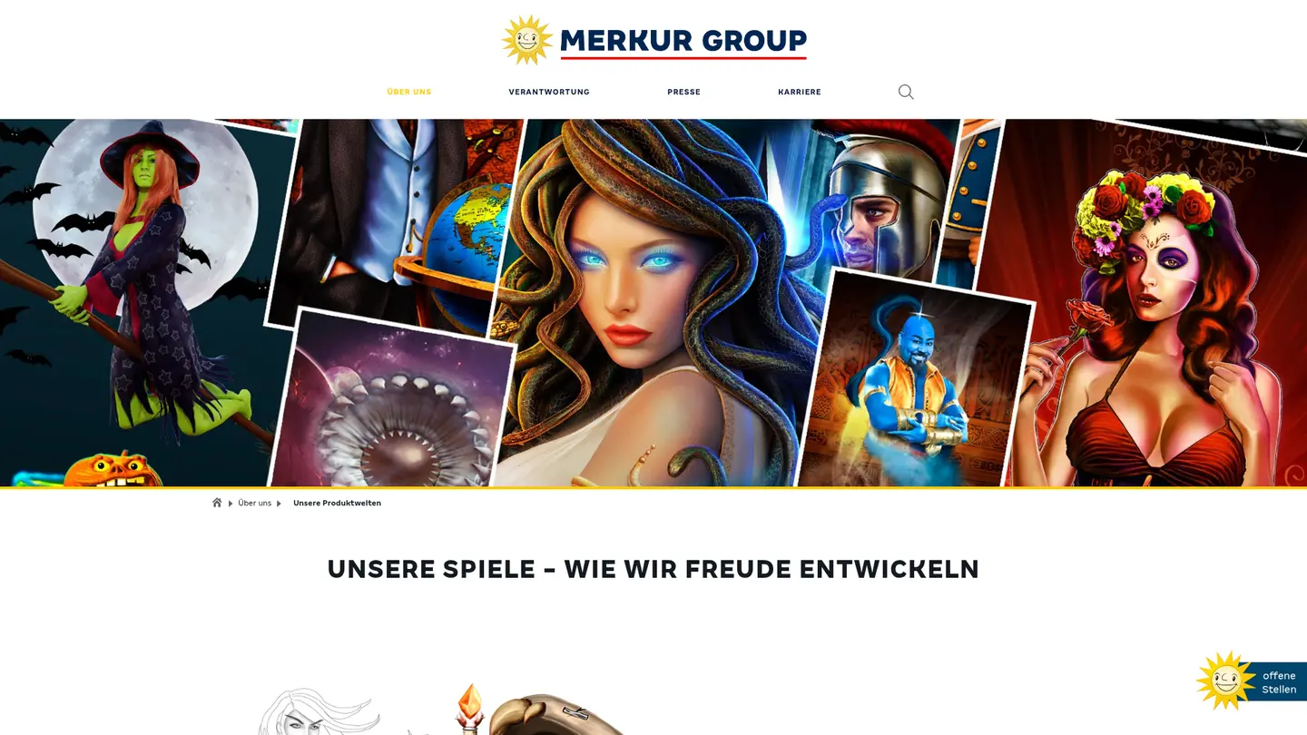 Merkur Slots Casino — Game lobby