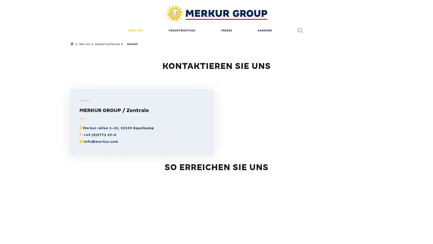 Merkur Slots Casino — Support and licensing
