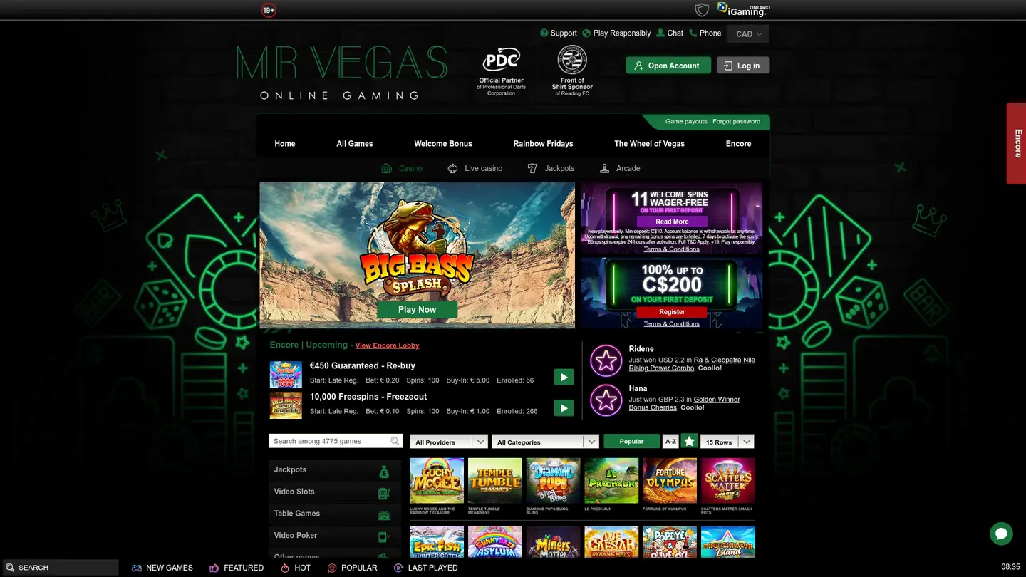 Mr. Vegas Casino Ontario Review: What You Actually Get