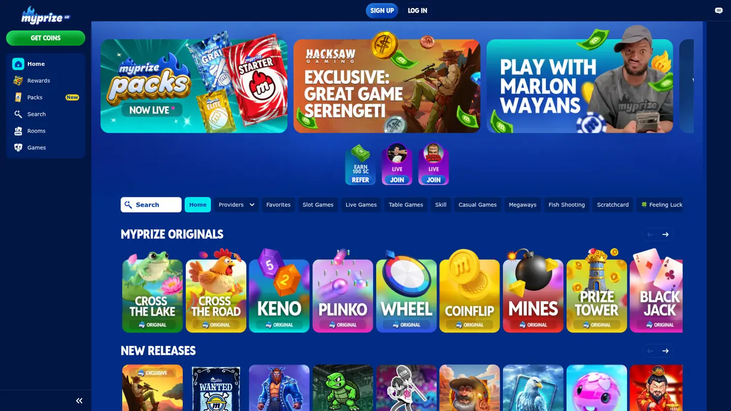 MyPrize.us Casino — Payment methods and licensing