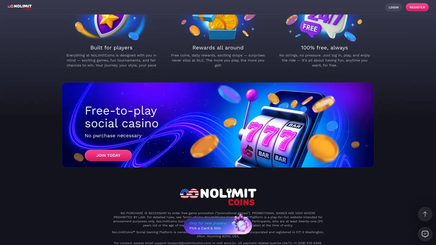 NoLimitCoins Casino — Payment methods and licensing