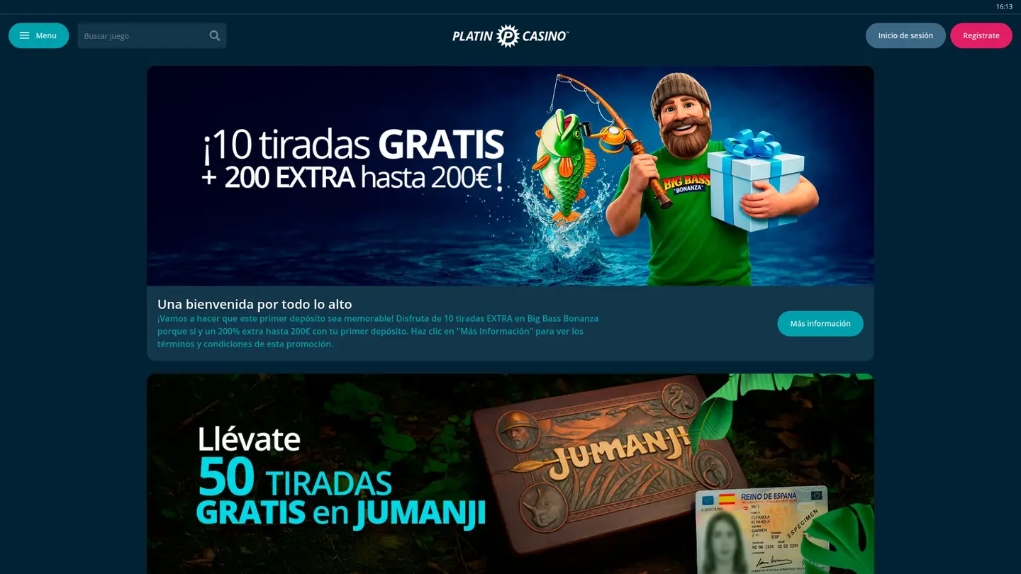 Platincasino ES — Promotions