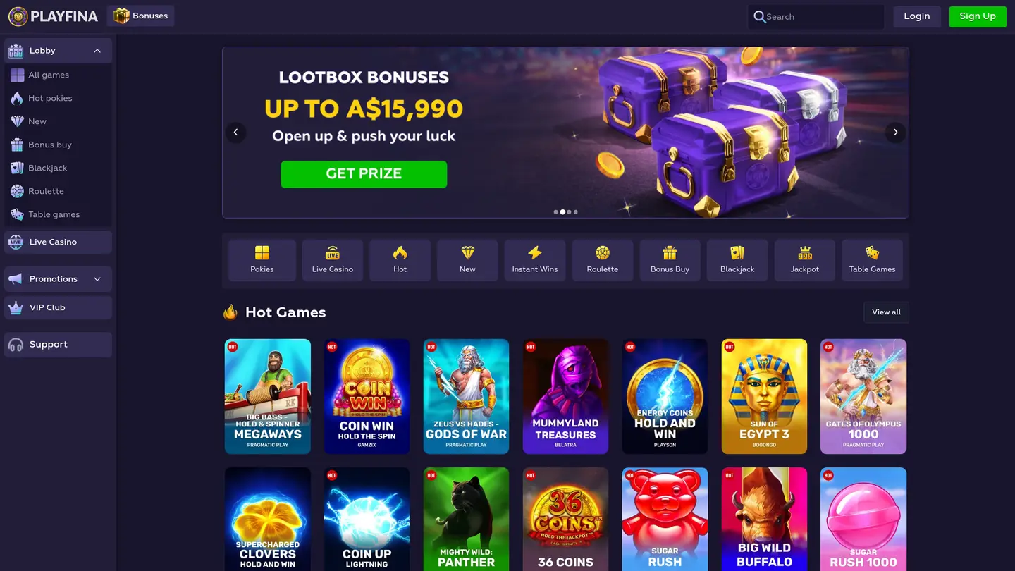 Playfina Casino, Reviewed