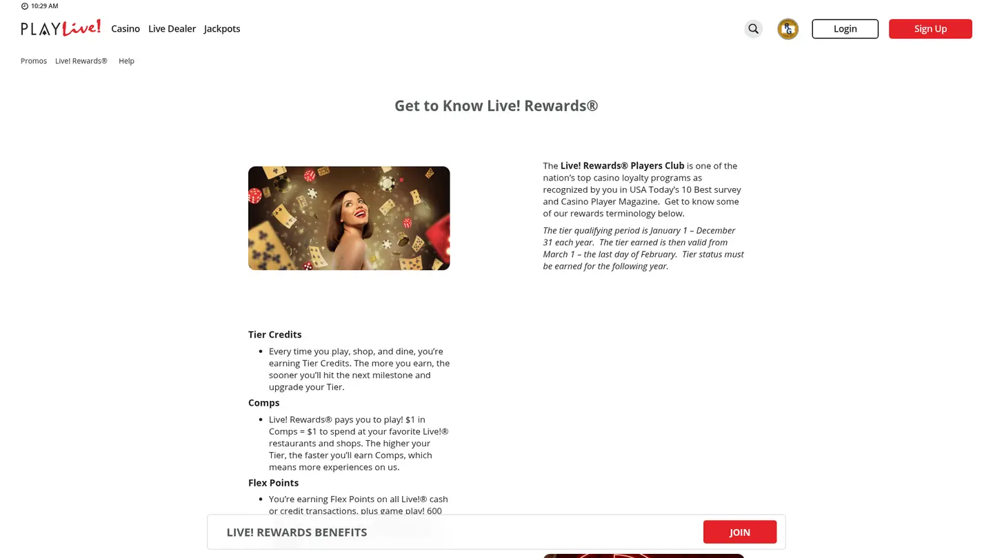 PlayLive! Casino PA — Promotions