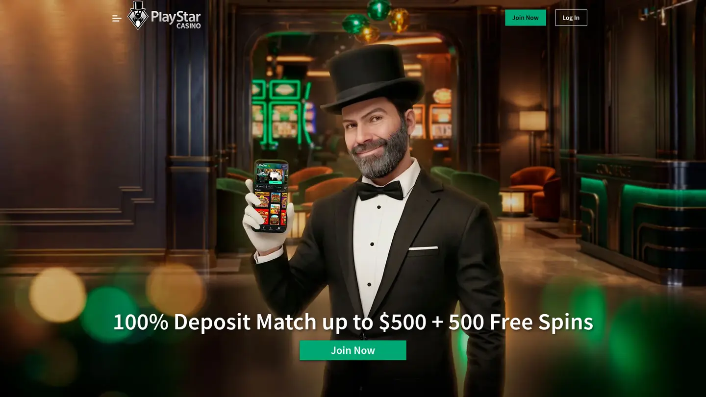 PlayStar Casino — Payment methods and licensing