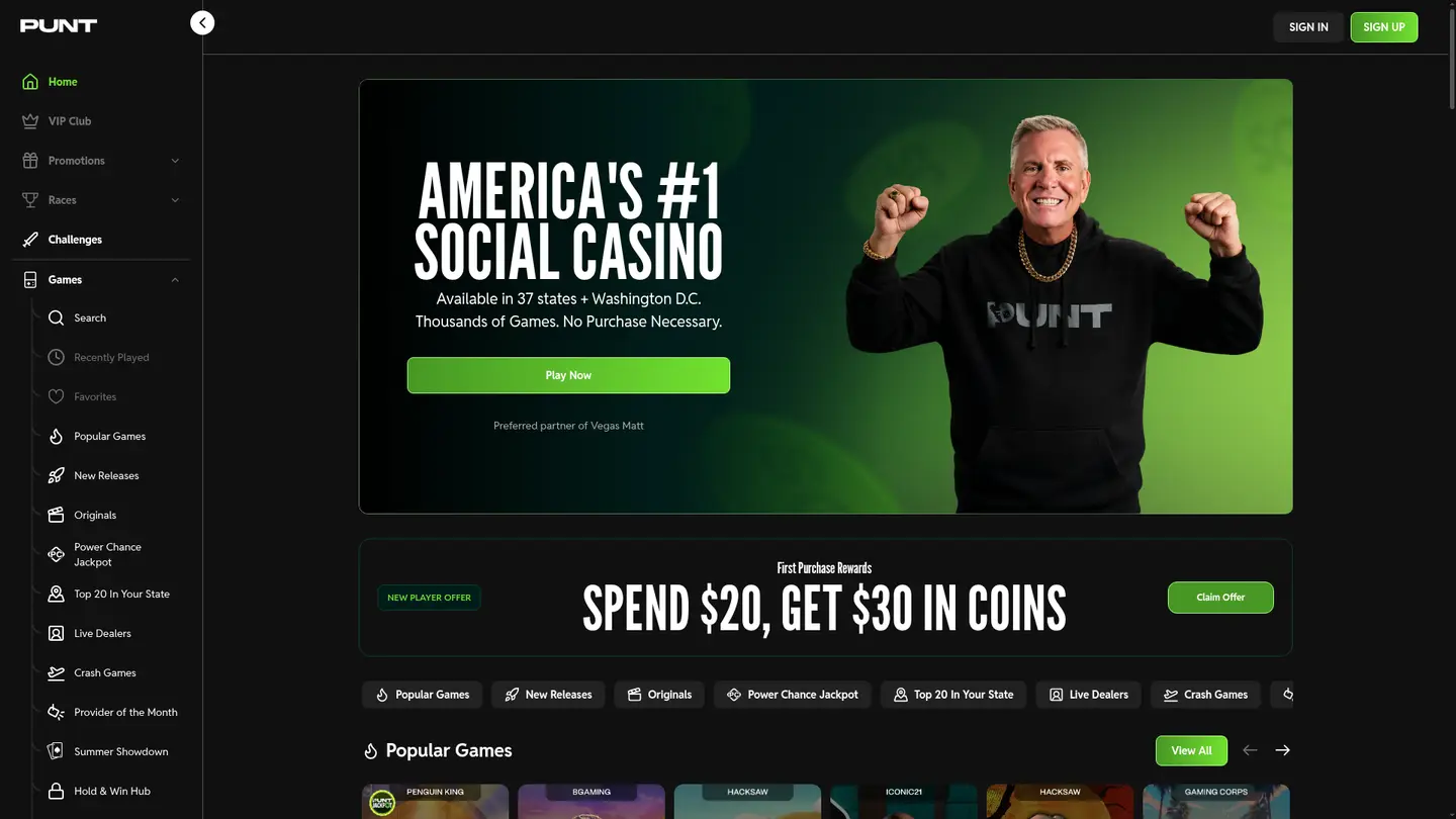 Punt.com Casino Review — The Honest Rundown
