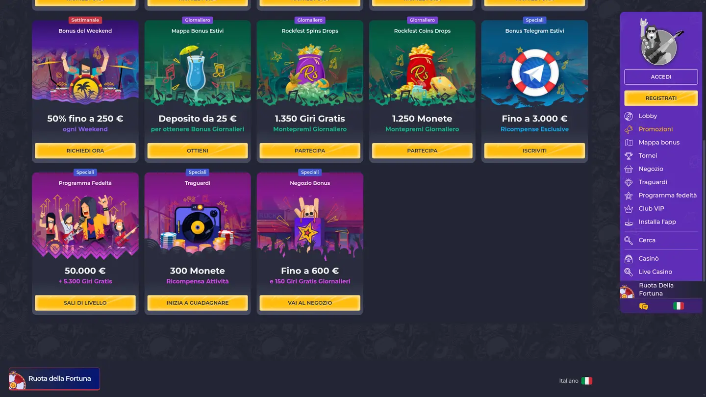 Rolling Slots Casino — Offers in detail