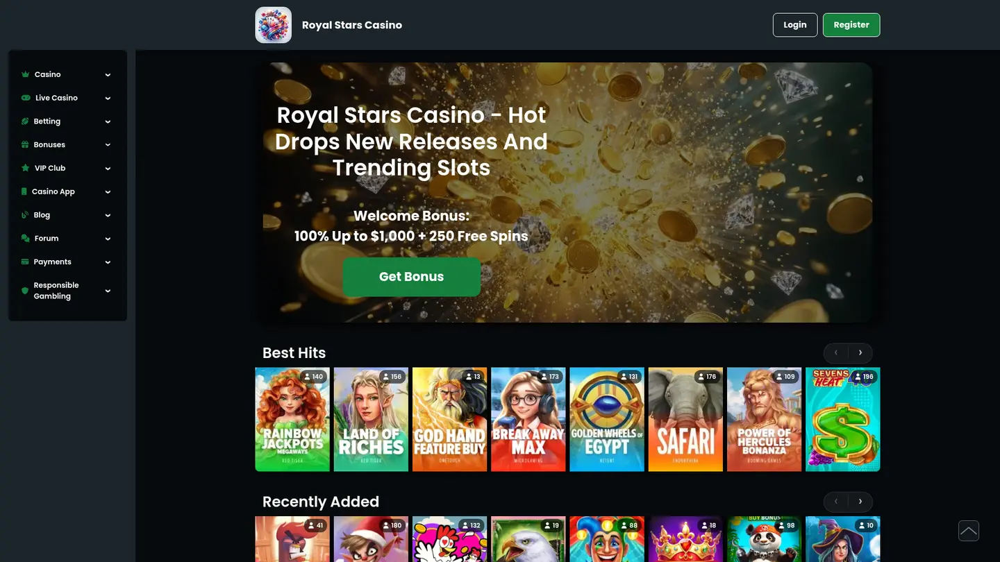 Royal Stars Casino, Reviewed