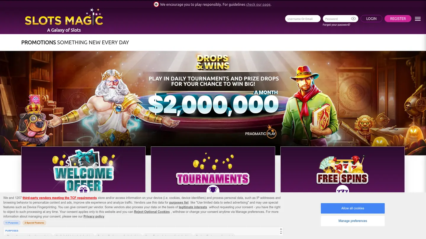 Slots Magic Casino Ontario — Promotions
