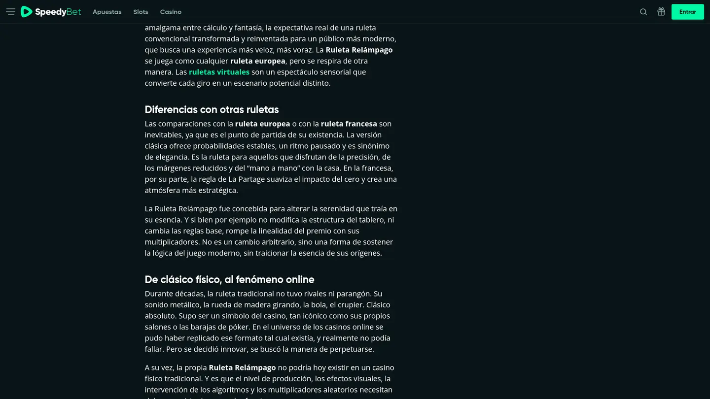 Speedybet Casino ES — Deposit methods