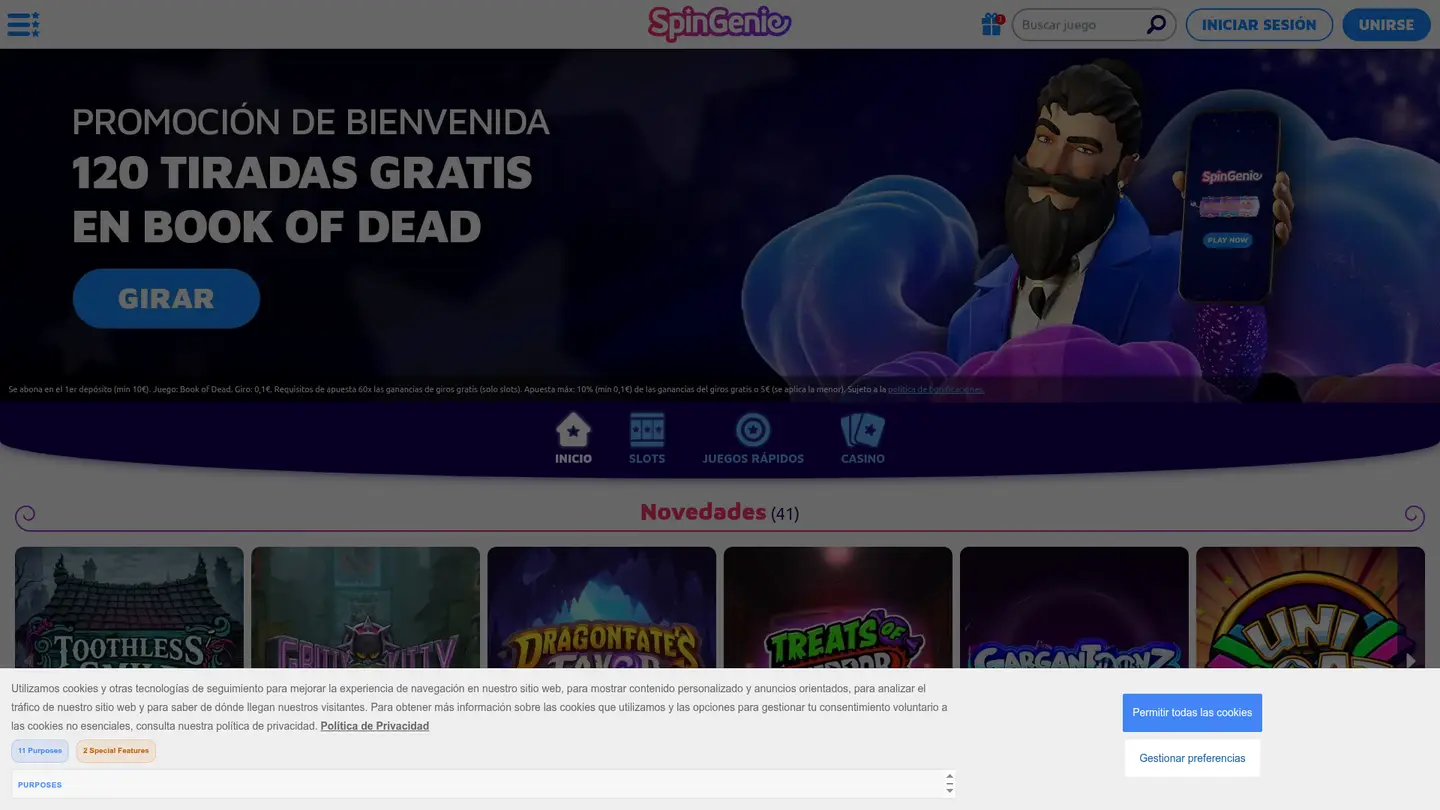 SpinGenie Casino ES Review — The Honest Rundown