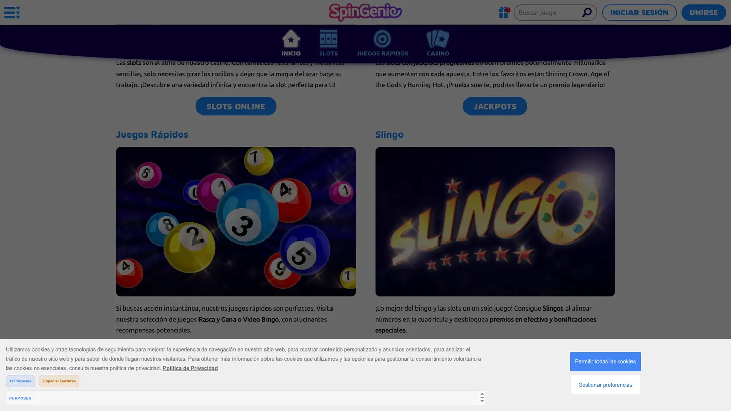 SpinGenie Casino ES — Support in detail