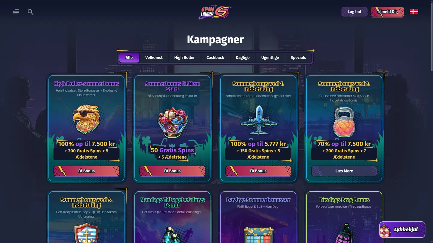 SpinLander Casino — Promotions