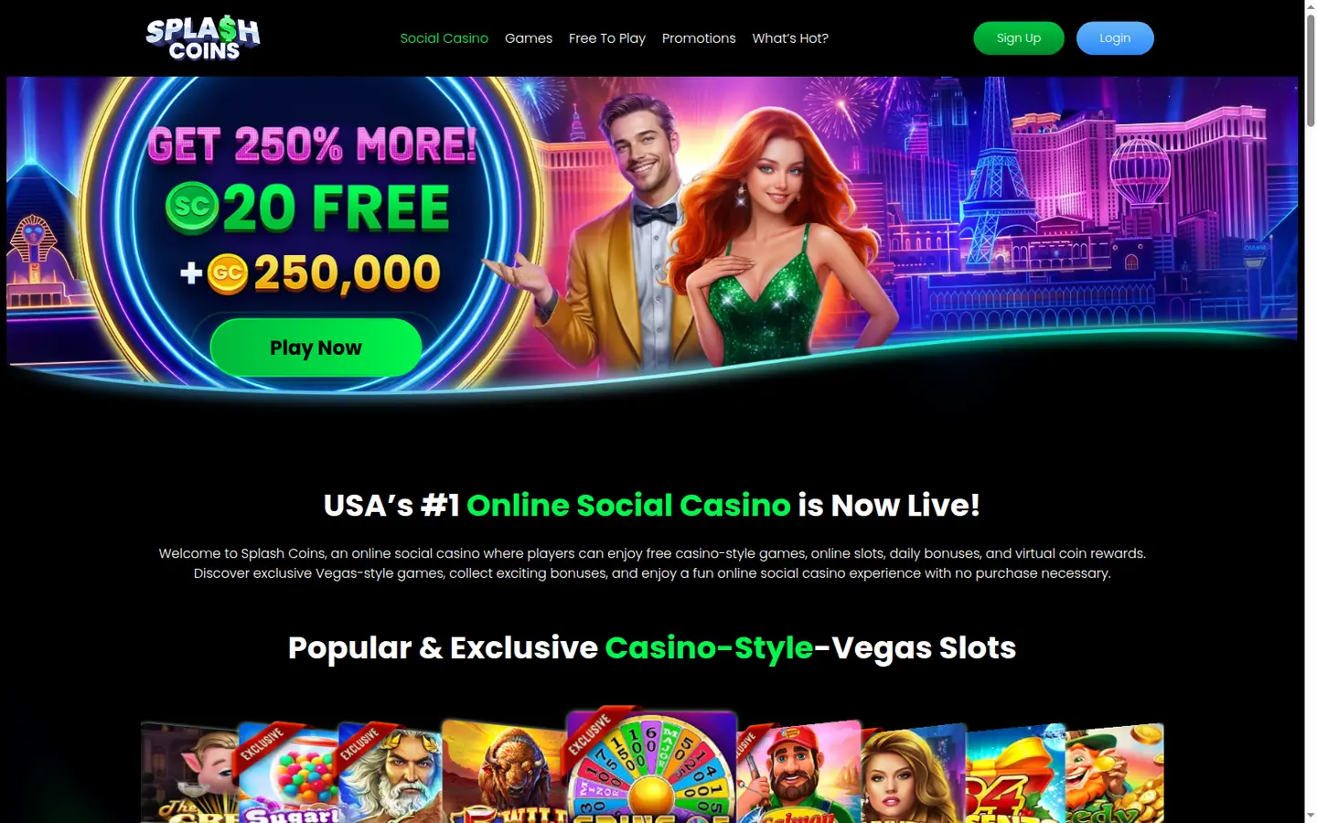 SplashCoins Casino Review: What You Actually Get