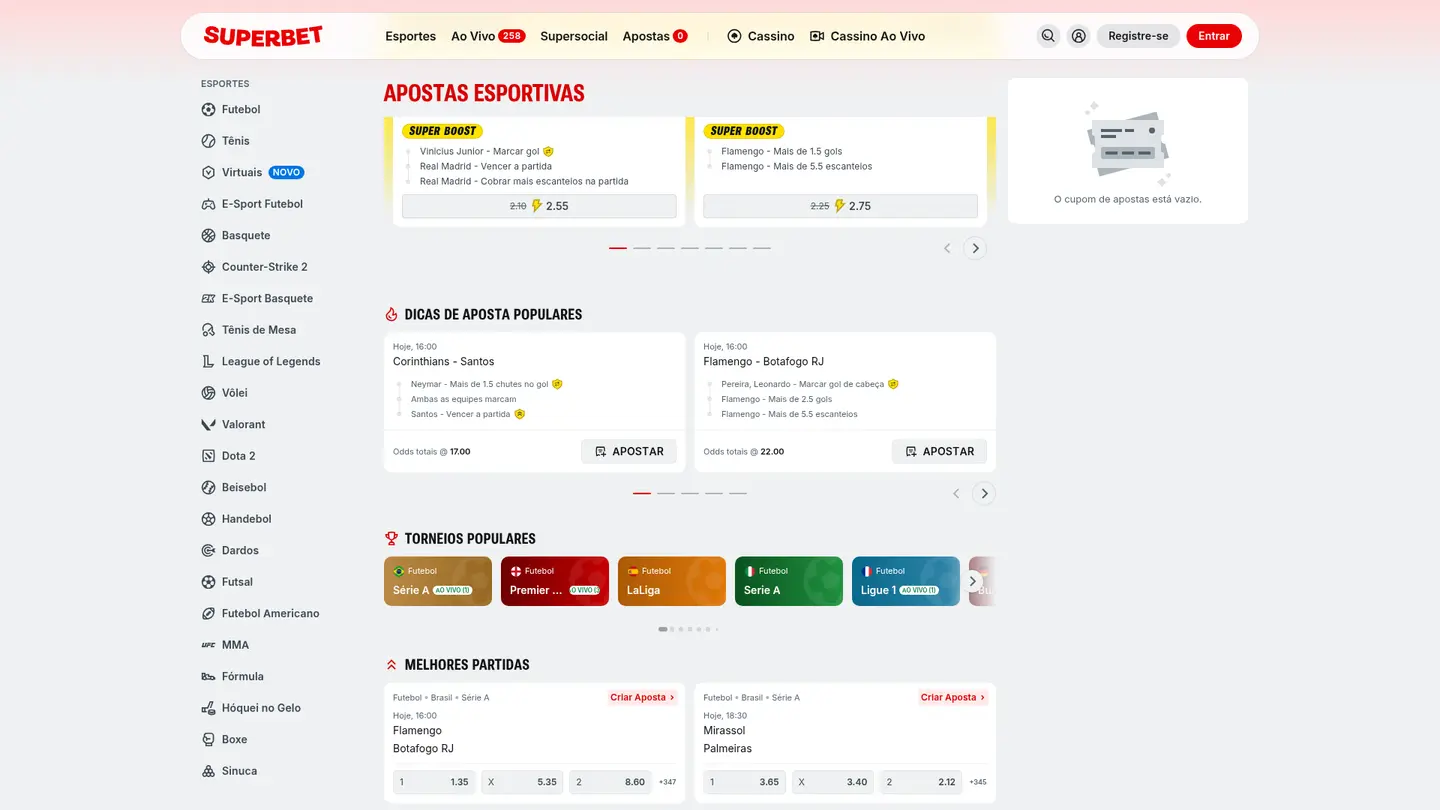 Superbet Casino BR — Terms in detail