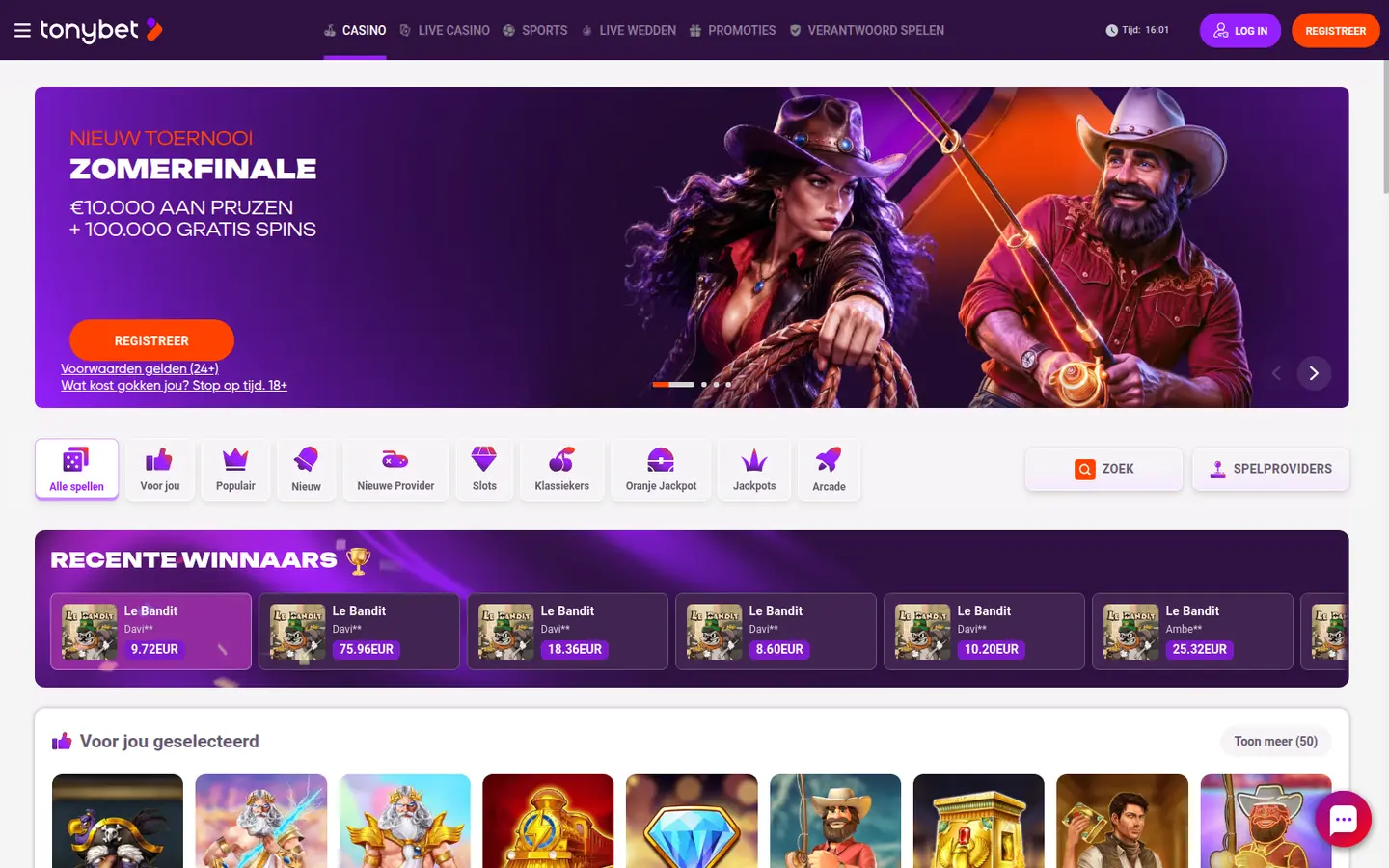 TonyBet Casino NL, Reviewed