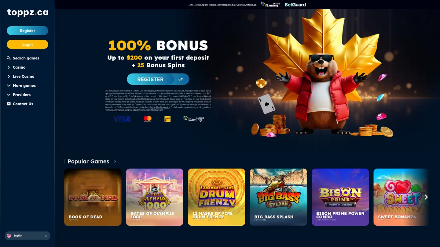 Toppz Casino, Reviewed