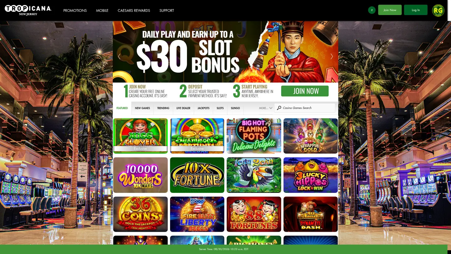 Inside Tropicana Casino NJ: Games, Banking and the Small Print