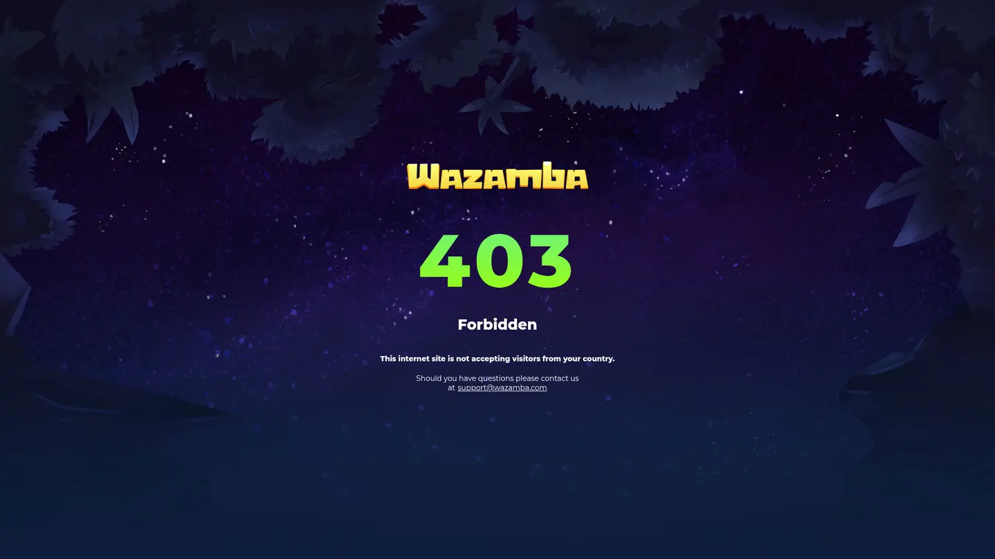 Wazamba Casino — Game lobby