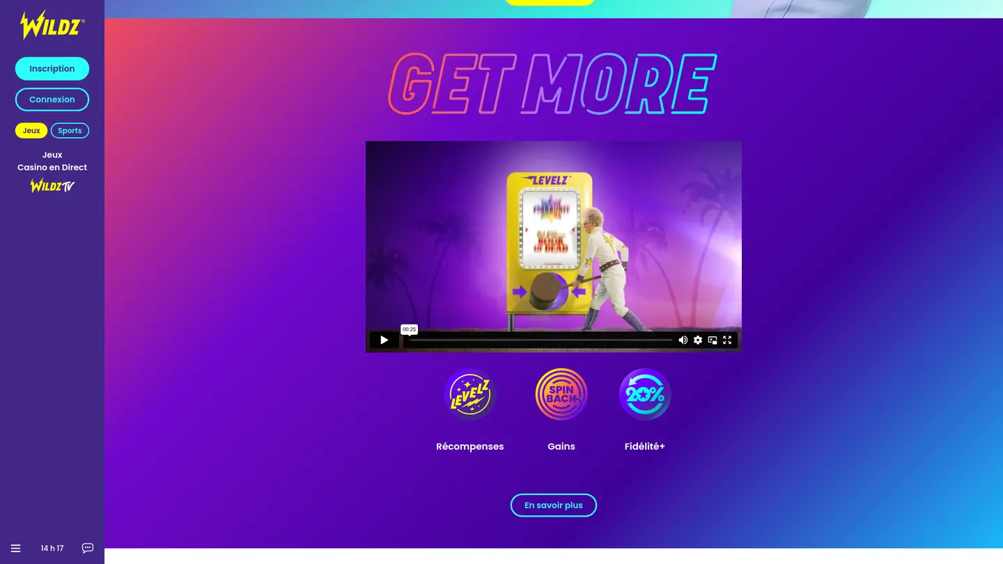 Wildz Casino — More of the lobby
