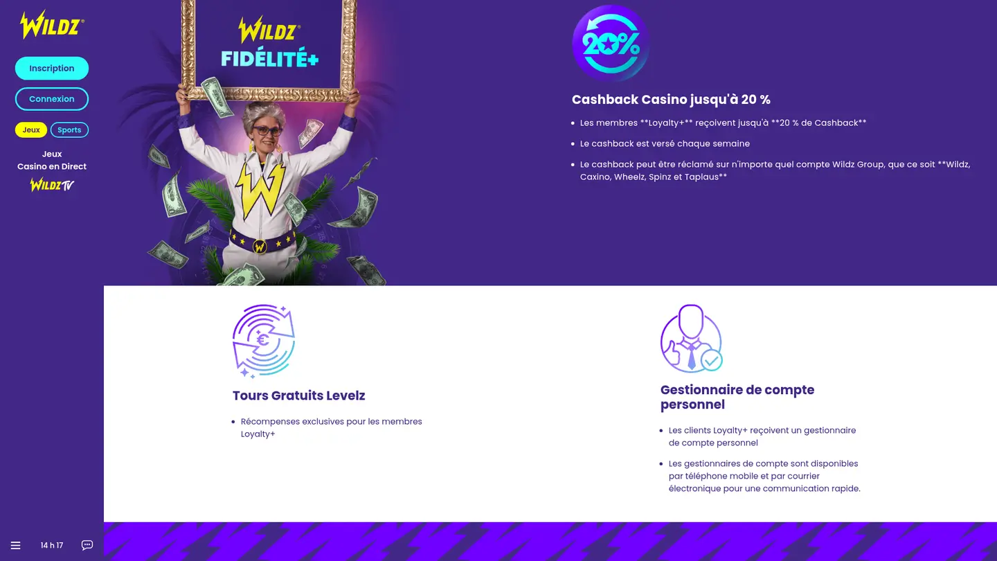 Wildz Casino — Promotions