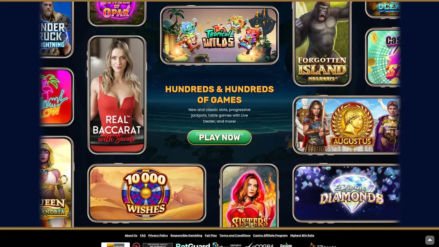 Yukon Gold Casino — Payment methods and licensing