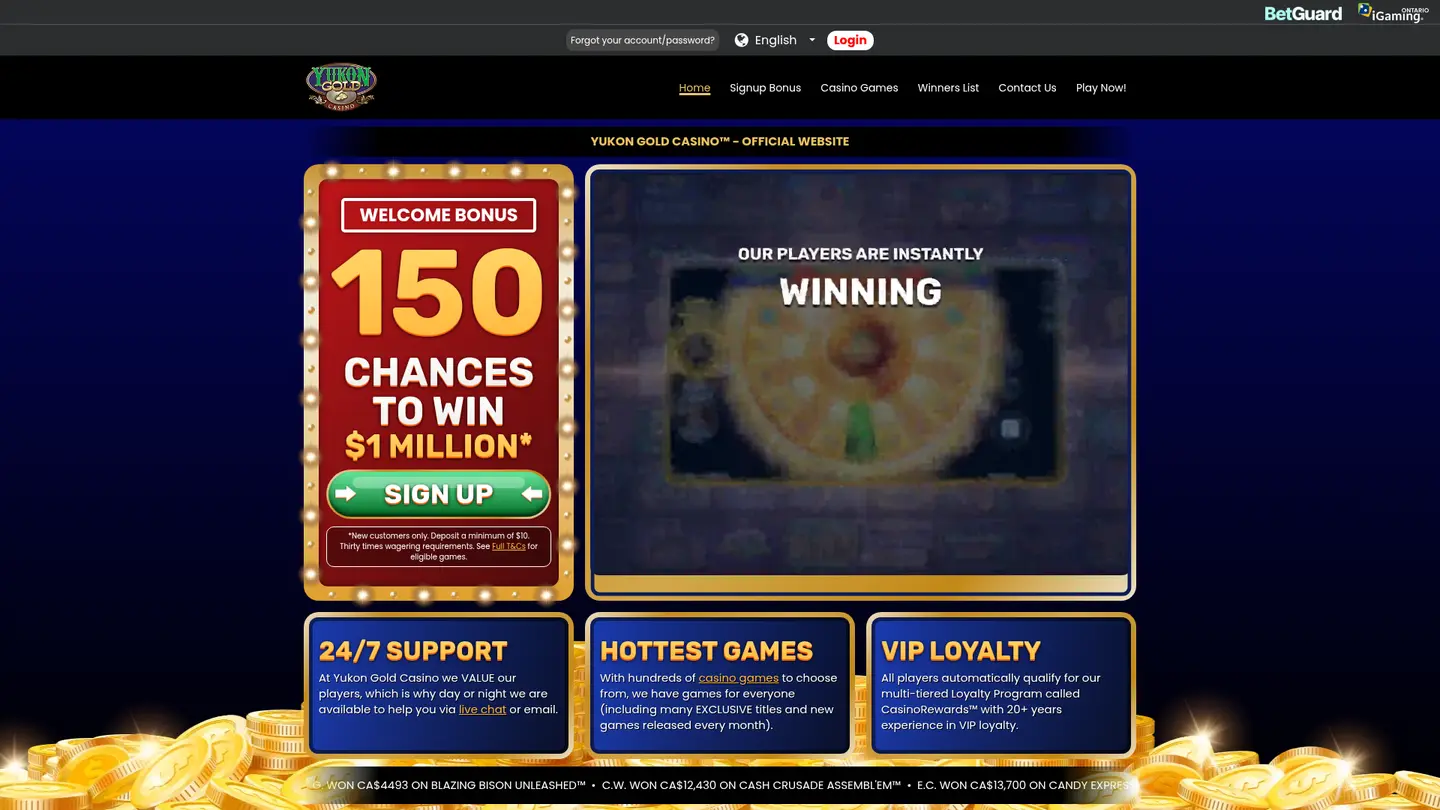 Yukon Gold Casino Review — The Honest Rundown