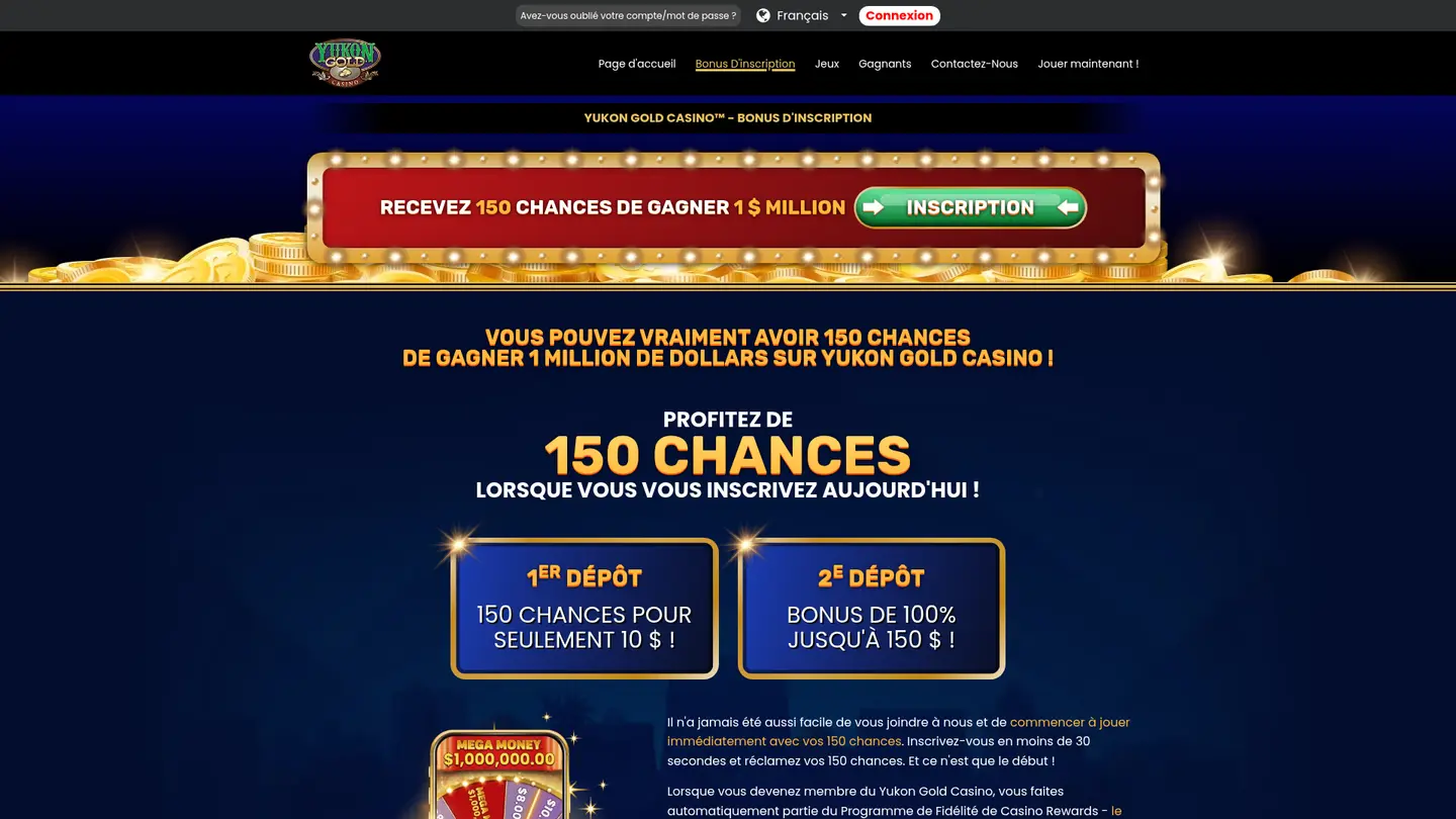 Yukon Gold Casino — Promotions